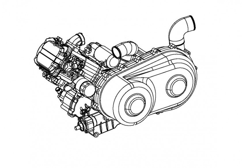 STELS ATV 500 GT (двигатель)
