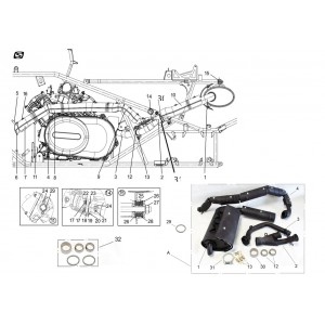 Система выпуска отработавших газов, квадроцикл Stels Guepard 650G